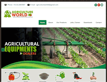 Tablet Screenshot of agricultureworld.org